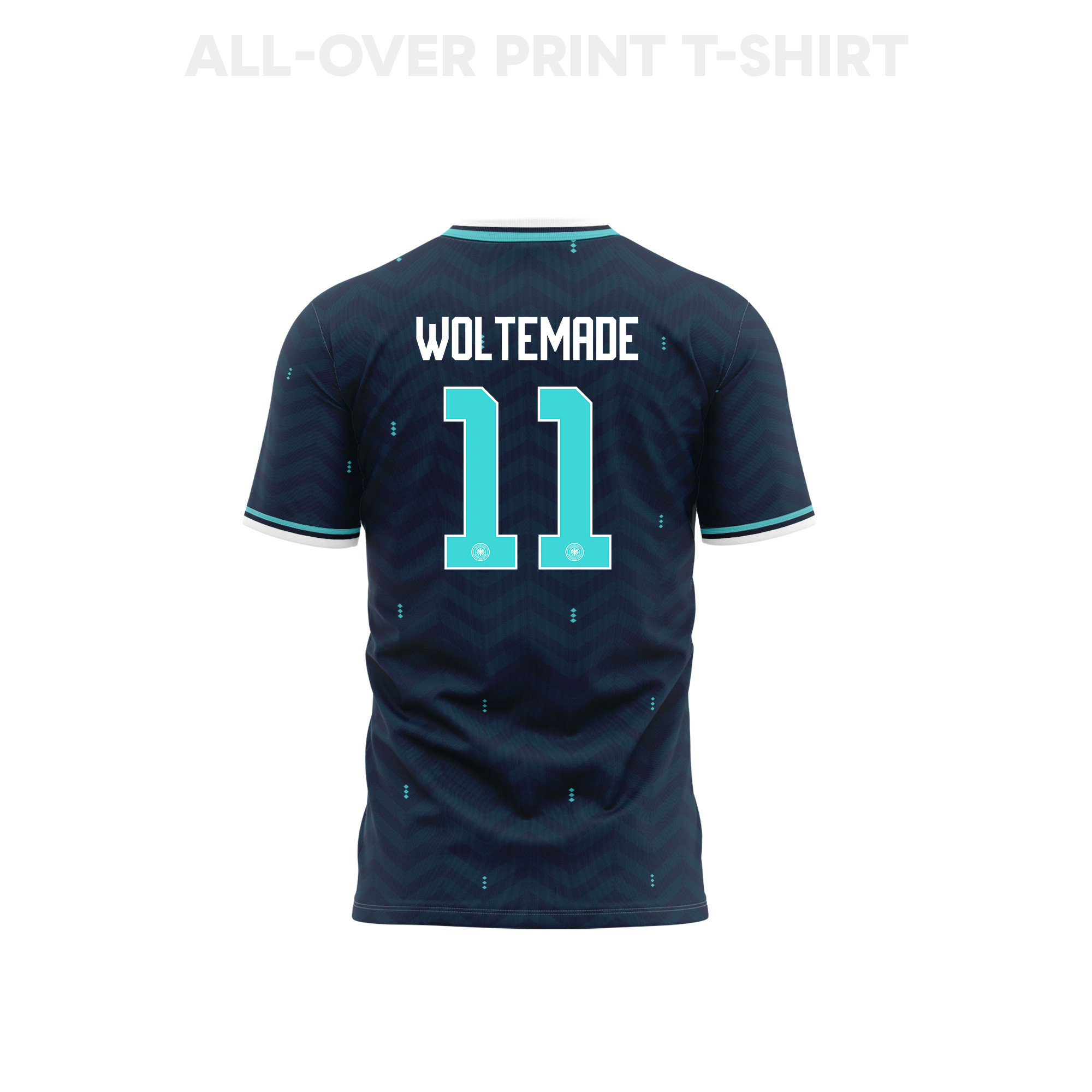 Nick Woltemade 11 Germany 2026 Away 3D T-Shirt Fully Printed – Unisex, Navy - Jersey Teams