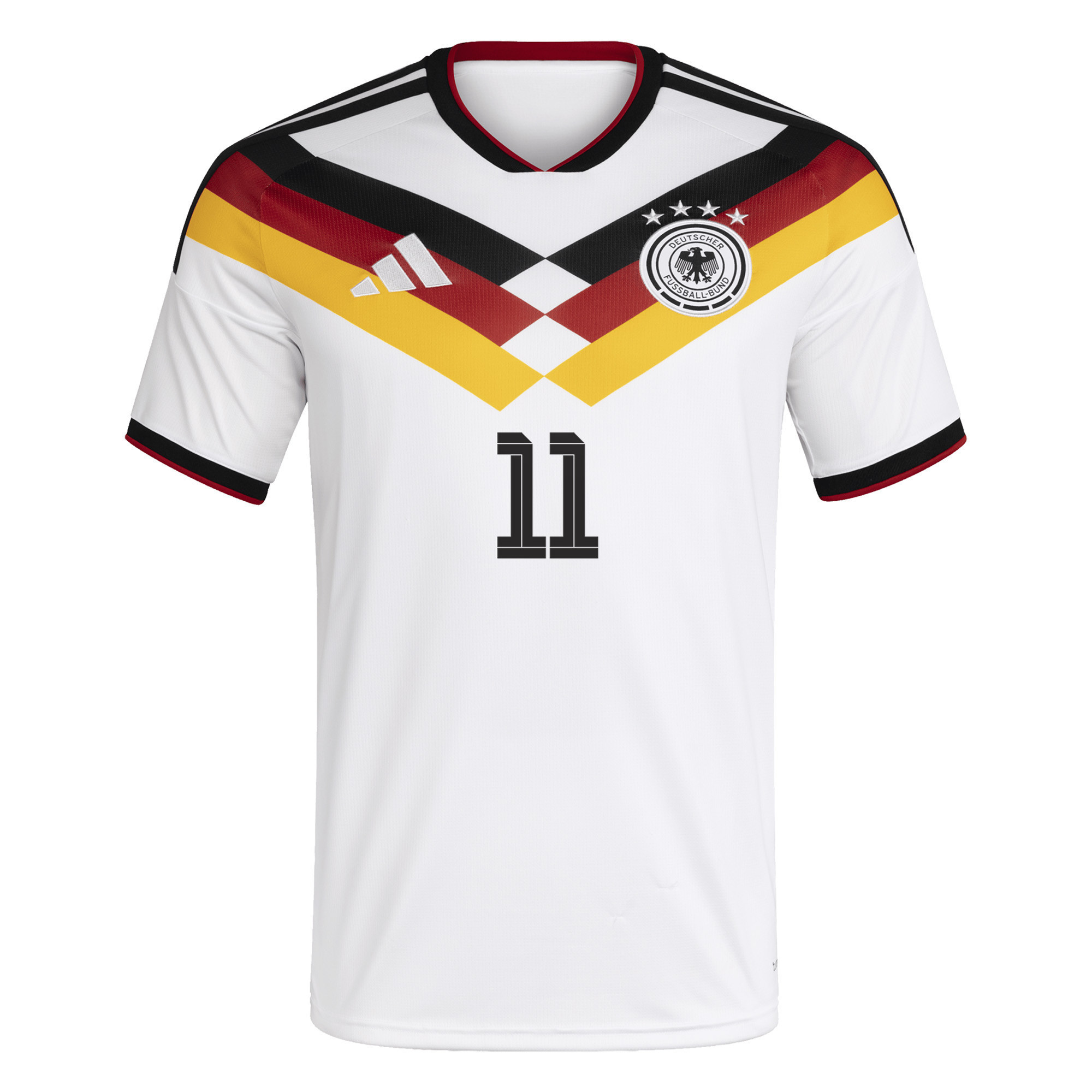 Nick Woltemade 11 Germany National Team Home Jersey 2026 – Men, White – Jersey Teams