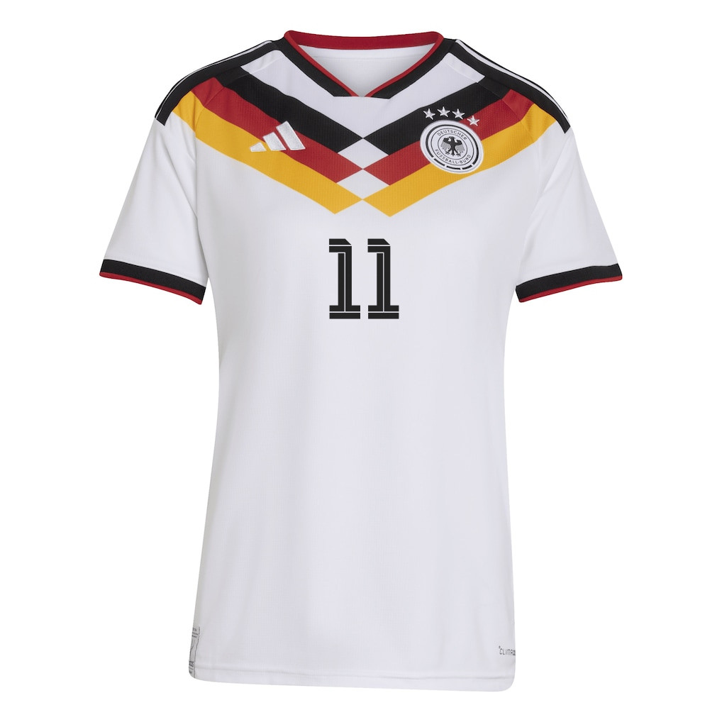 Nick Woltemade 11 Women's Germany National Team 2026 Home Jersey - White - Jersey Teams