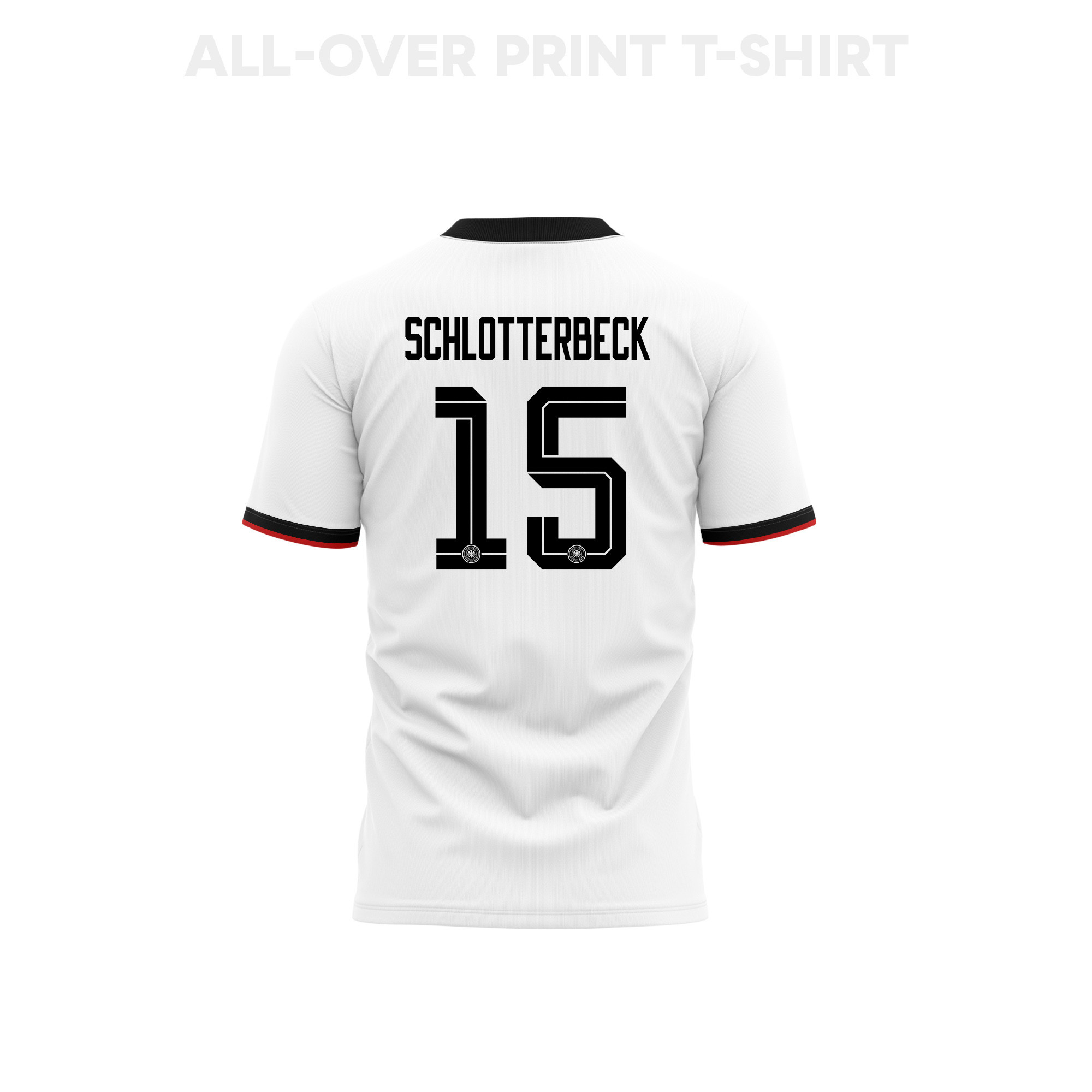 Nico Schlotterbeck 15 Germany 2026 Home 3D T-Shirt Fully Printed – Unisex, White - Jersey Teams