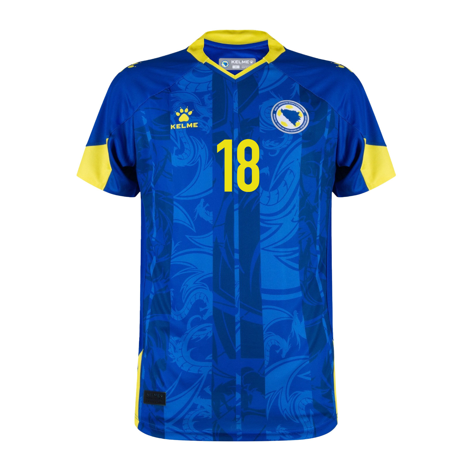Nikola Katić 18 Bosnia and Herzegovina 2026 Home Jersey - Blue, Men - Jersey Teams