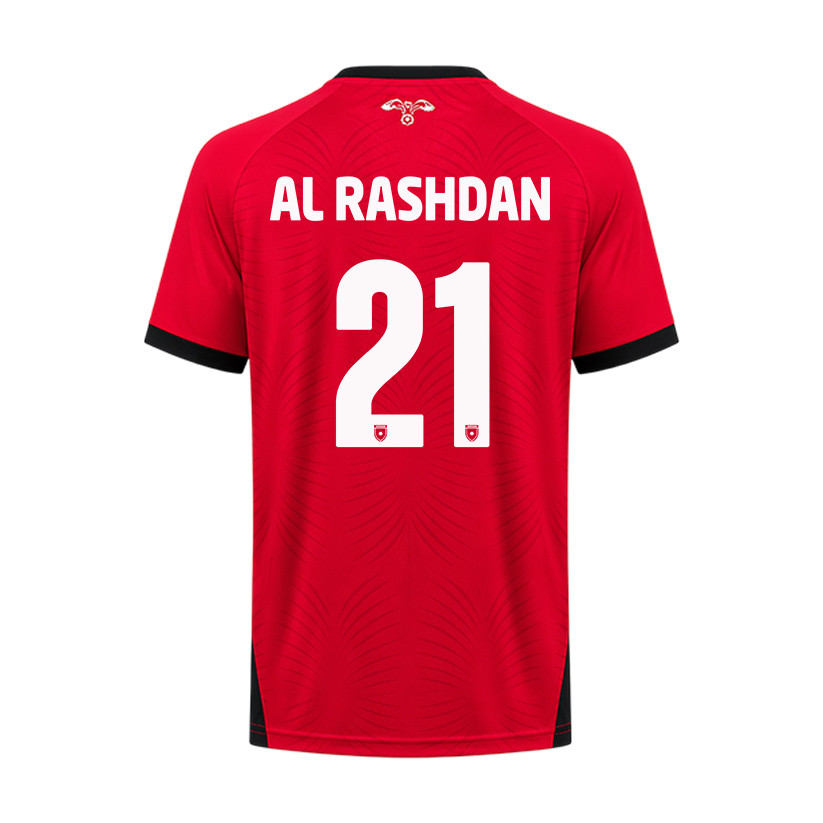 Nizar Al Rashdan 21 Jordan 2026 Away Jersey - Red, Men - Jersey Teams
