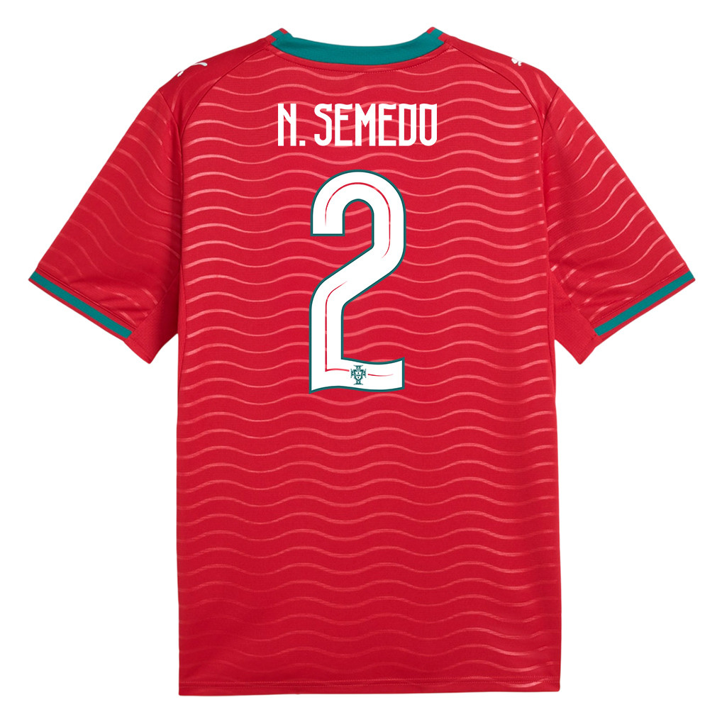 Nélson Semedo 2 Portugal National Team 2026 Home Jersey - Red, Men - Jersey Teams
