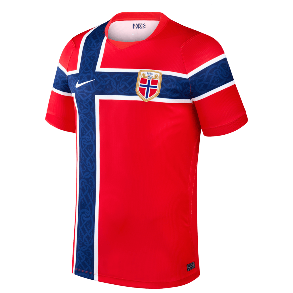 Norway National Team 2026 Home Stadium Men Jersey – Red – Jersey Teams