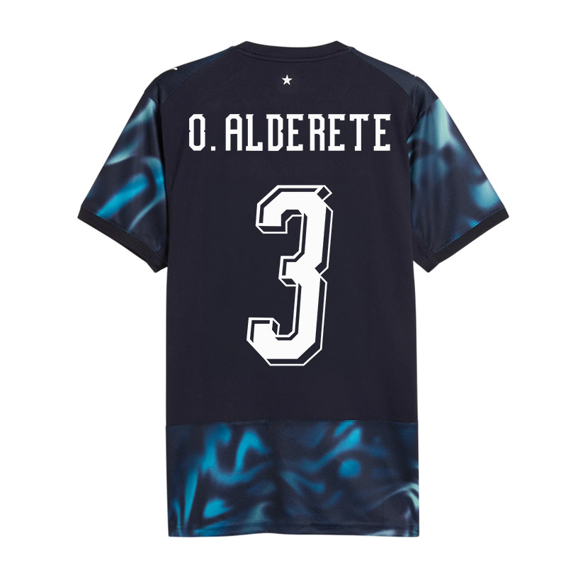 Omar Alderete 3 Paraguay National Team 2026 Away Jersey - Navy, Men - Jersey Teams