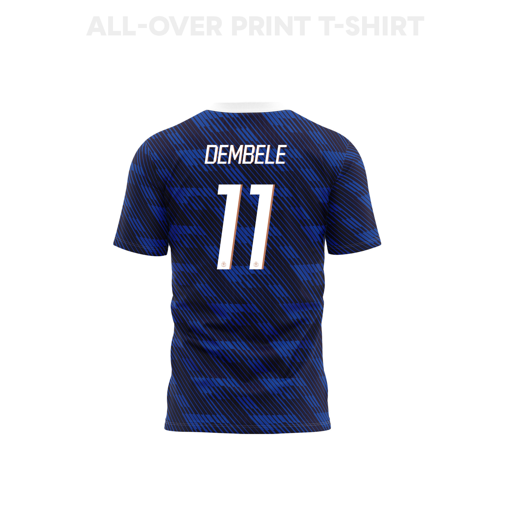 Ousmane Dembélé 11 Youth France 2026 Home 3D T-shirt Fully Printed – Blue - Jersey Teams