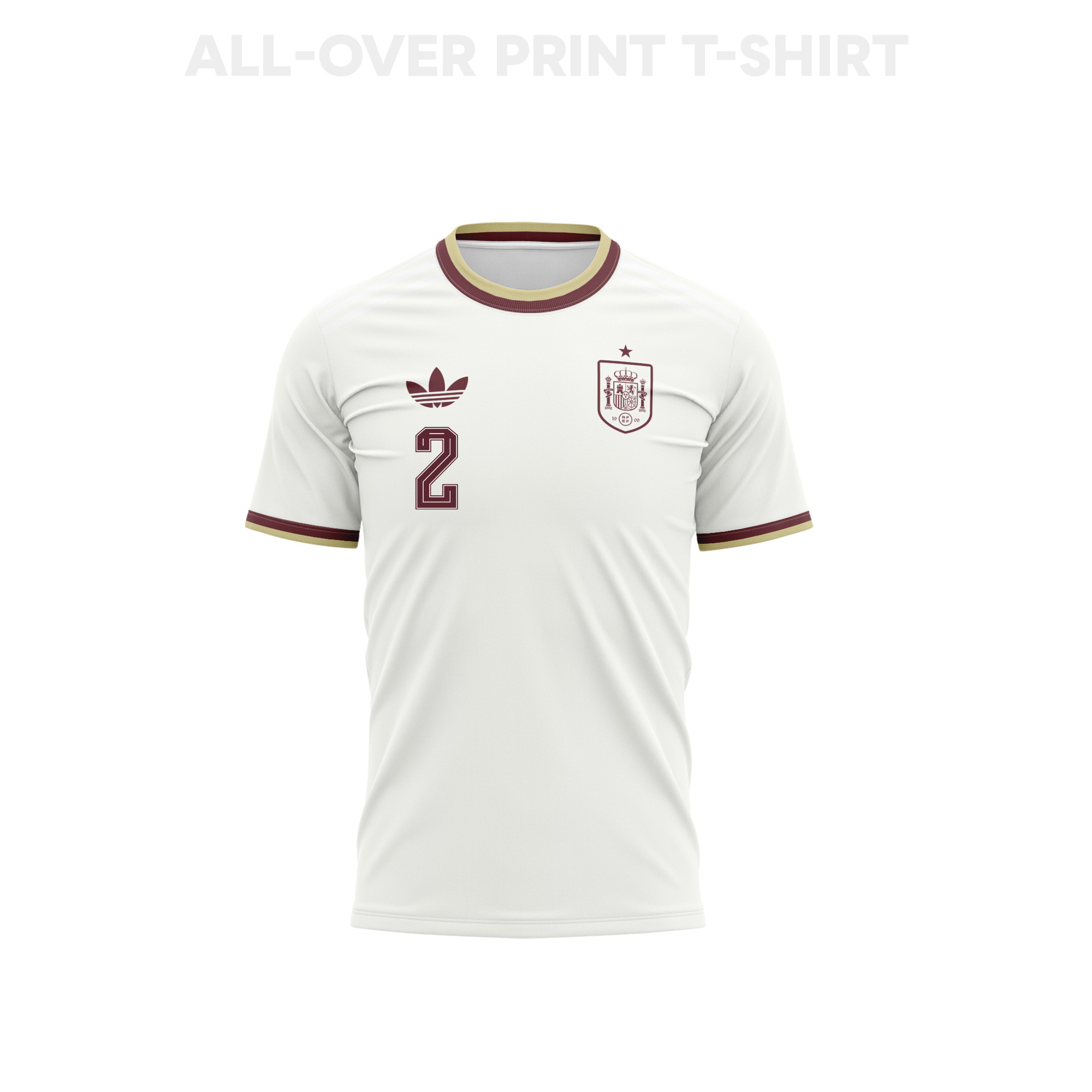 Pedro Porro 2 Spain 2026 Away 3D T-Shirt Fully Printed – Unisex, White - Jersey Teams