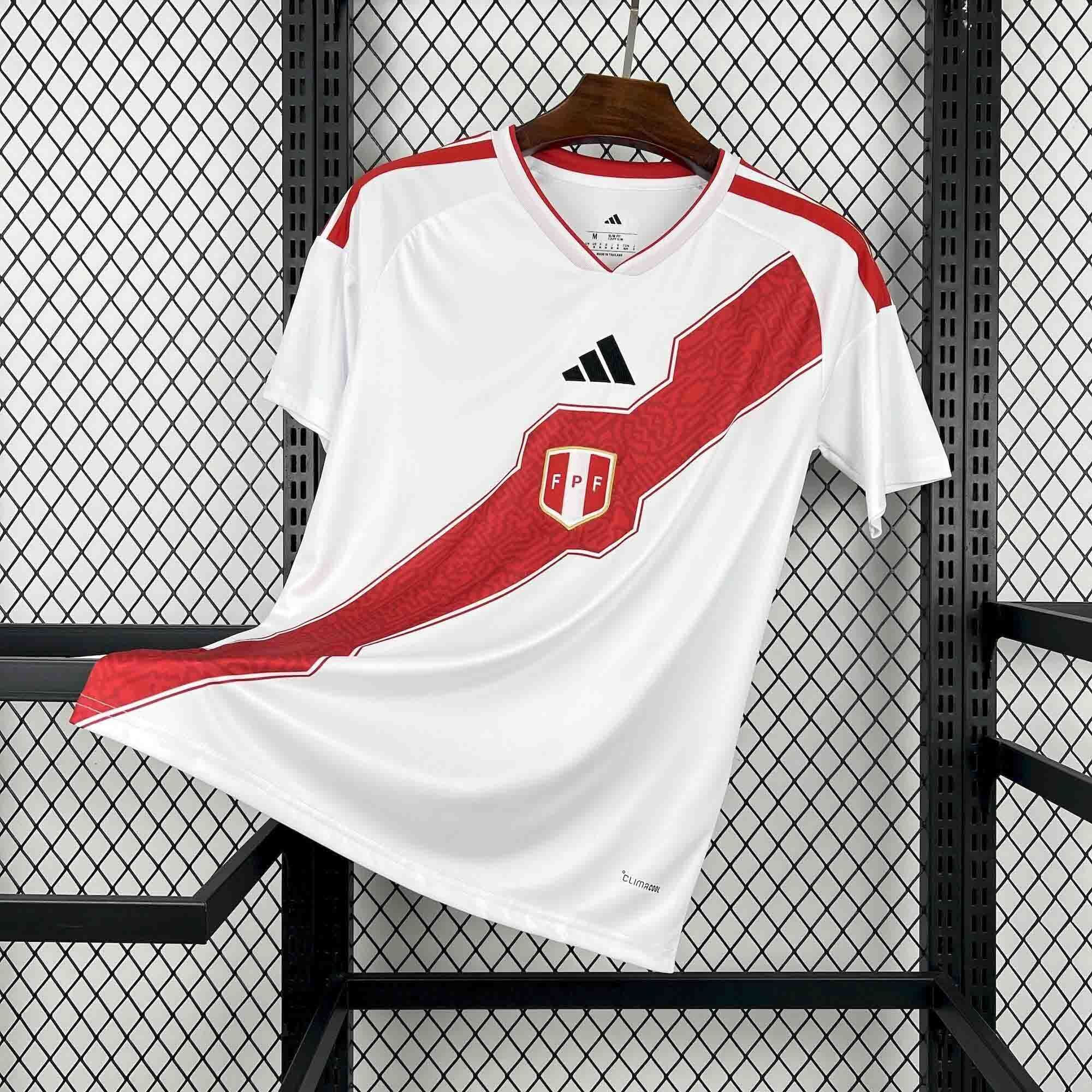 Peru National Team World Cup 2026 Home Jersey - Men White - Jersey Teams