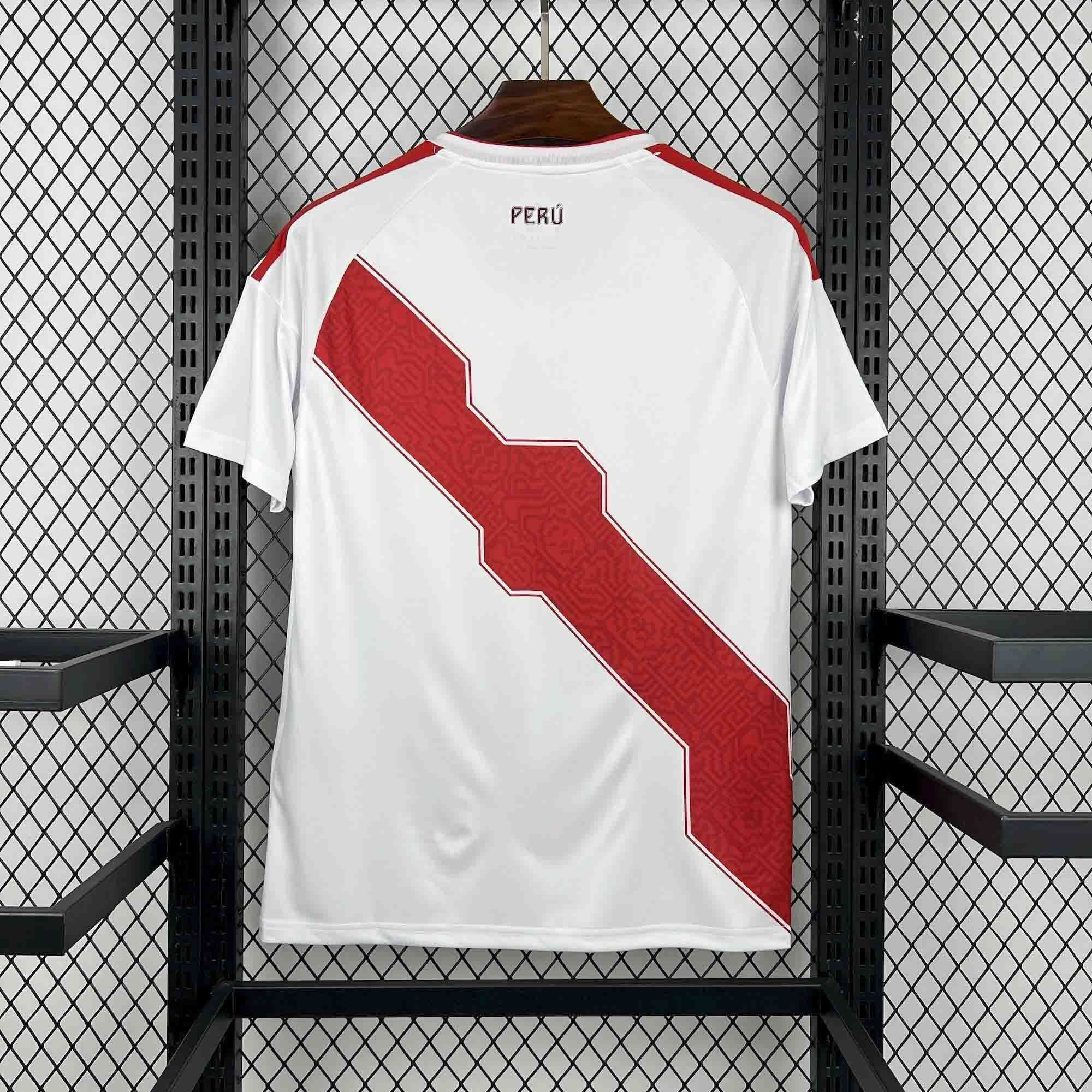 Peru National Team World Cup 2026 Home Jersey – Men White – Jersey Teams