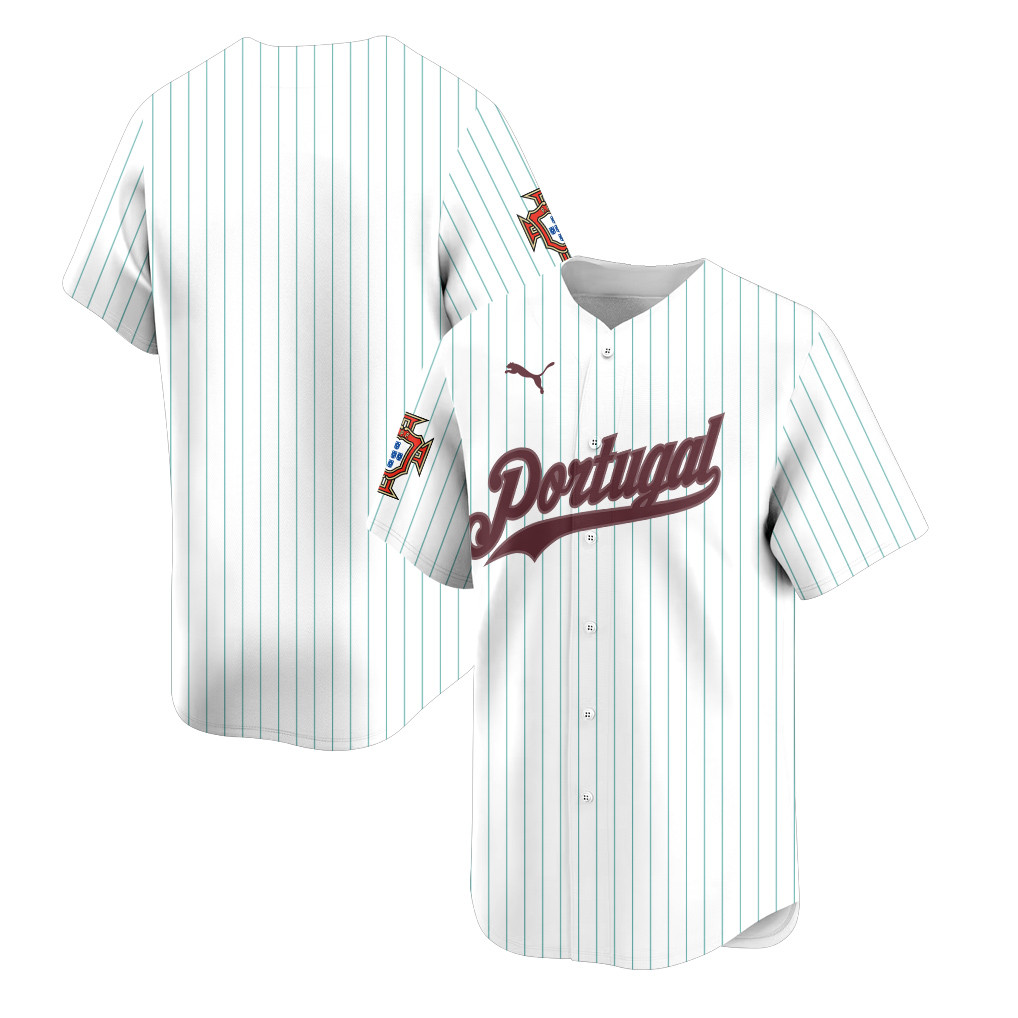 Portugal 2026 Inspired Retro Soccer Baseball Jersey – Full Print – Jersey Teams