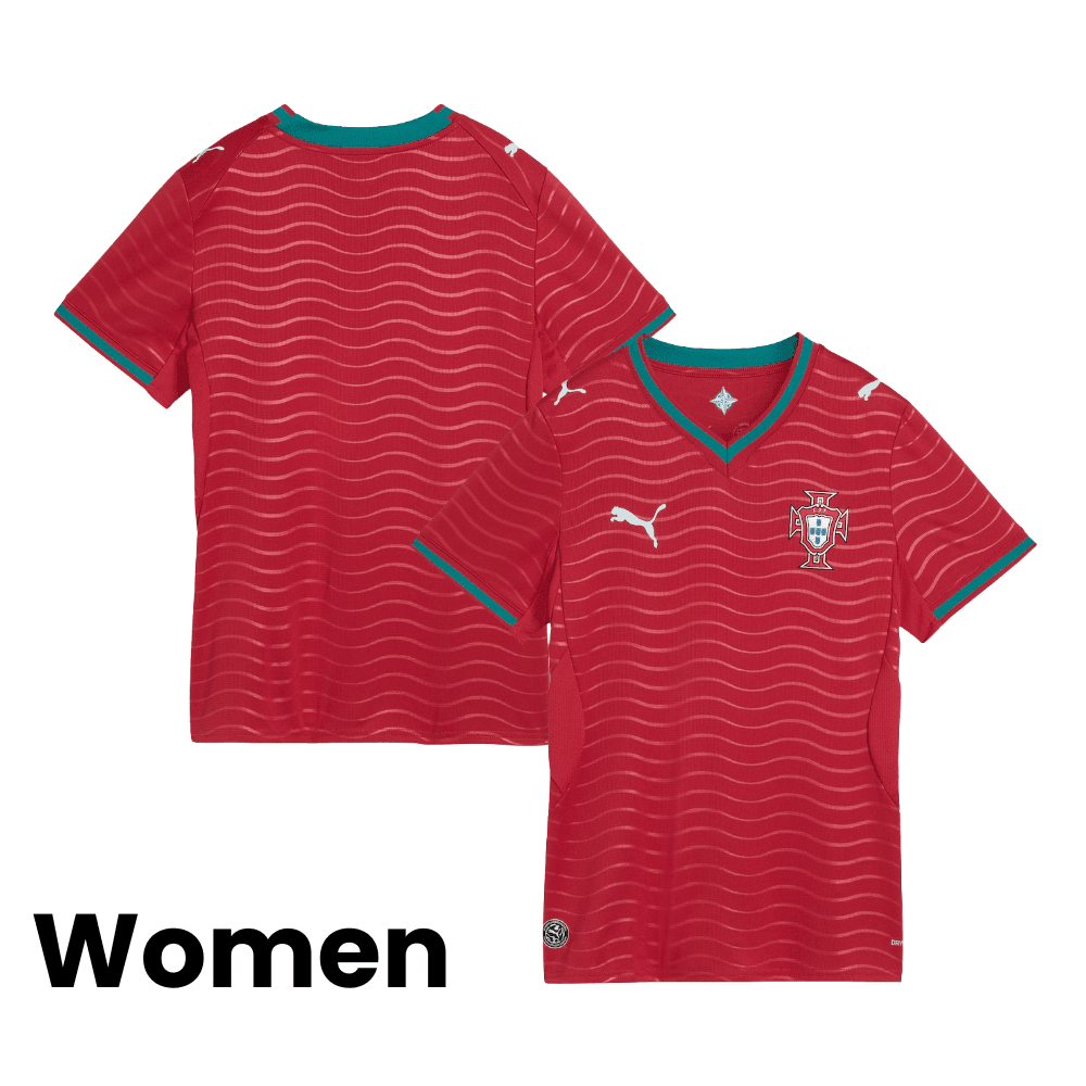 Portugal National Team 2026 Home Women Jersey - Red - Jersey Teams