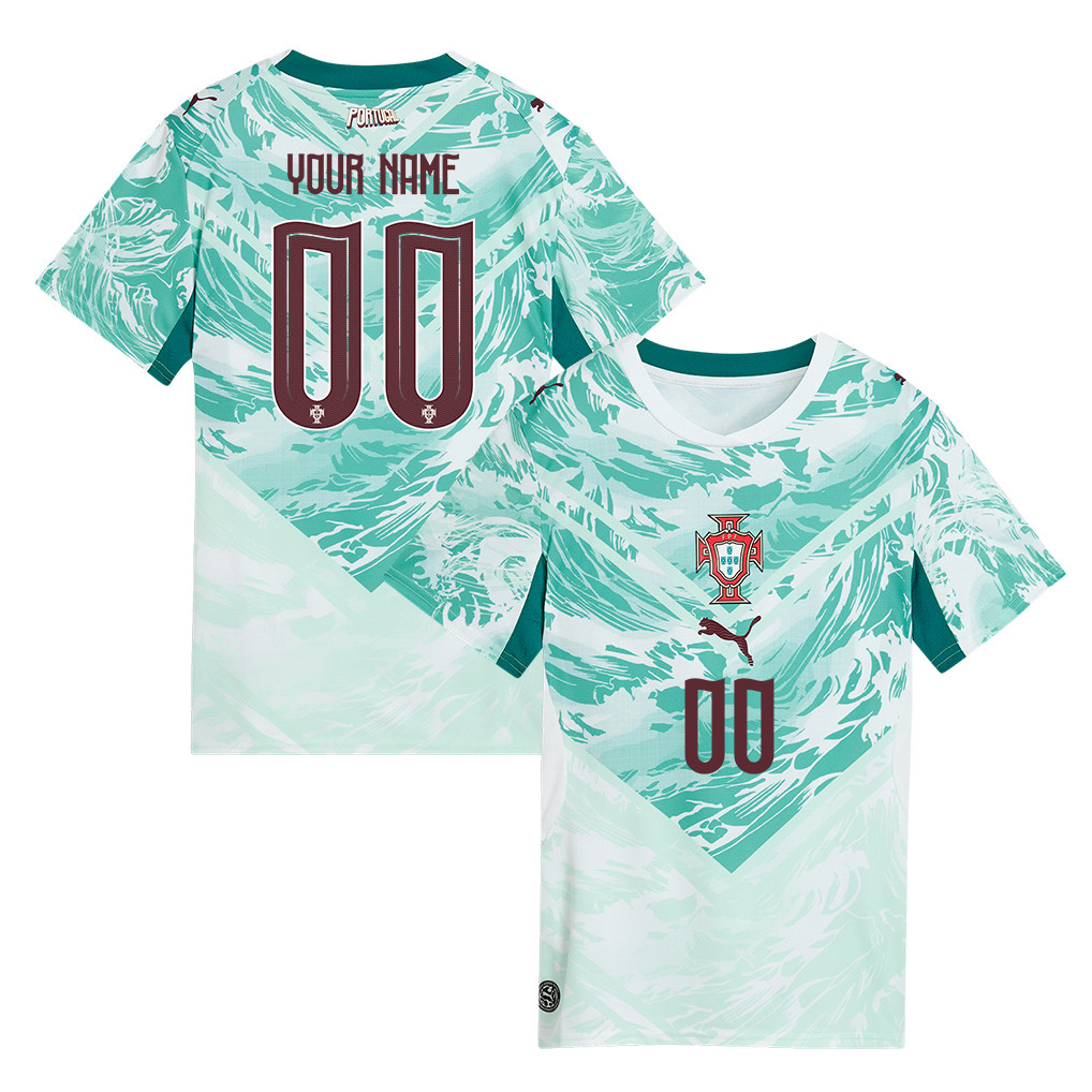 Portugal National Team 2026 Women's Away Jersey - Personalized - White - Jersey Teams