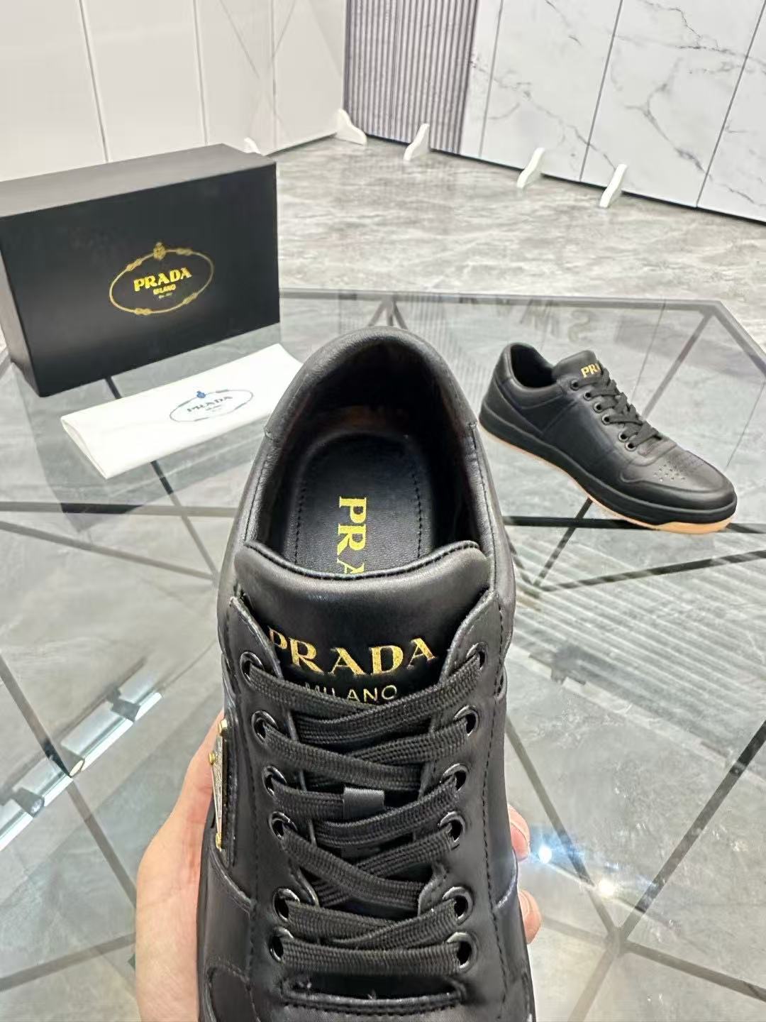 Prada Downtown Black Nappa Leather