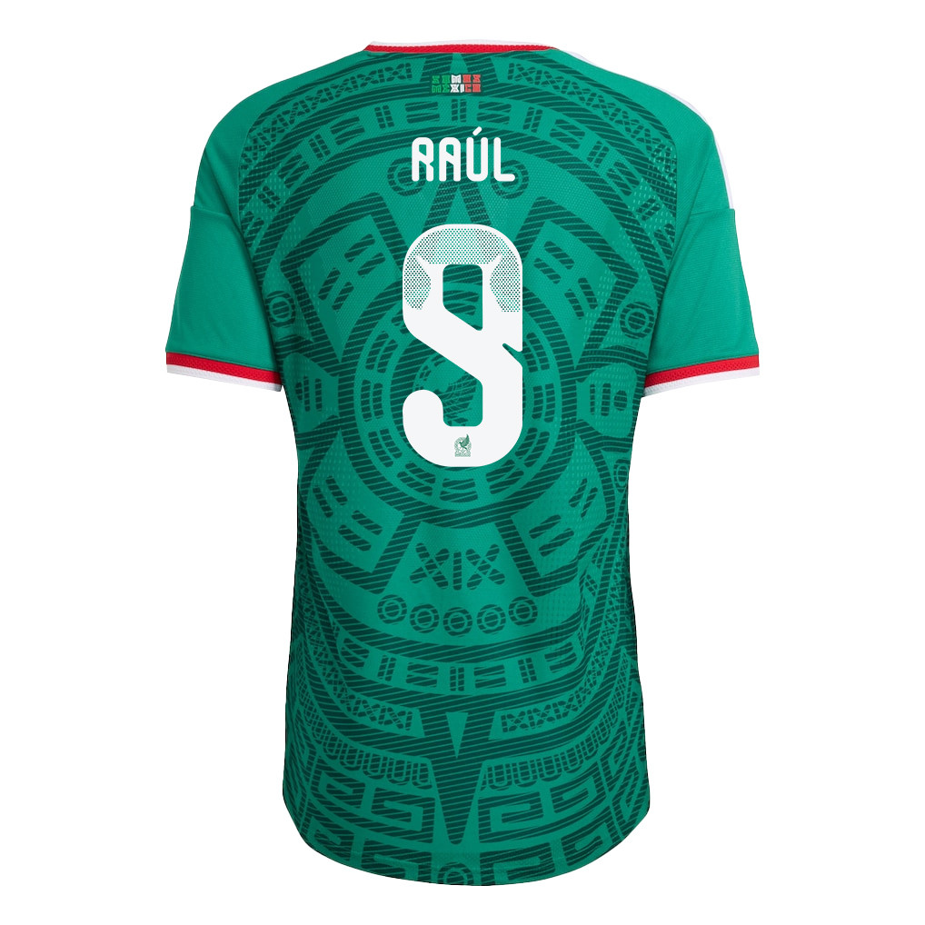 Raúl Jiménez 9 Mexico National Team 2026 Home Jersey - Green, Men - Jersey Teams