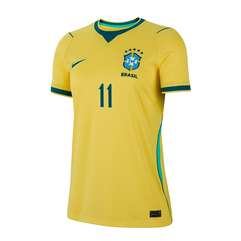 Raphinha 11 Women's Brazil National Team 2026 Home Jersey - Yellow - Jersey Teams