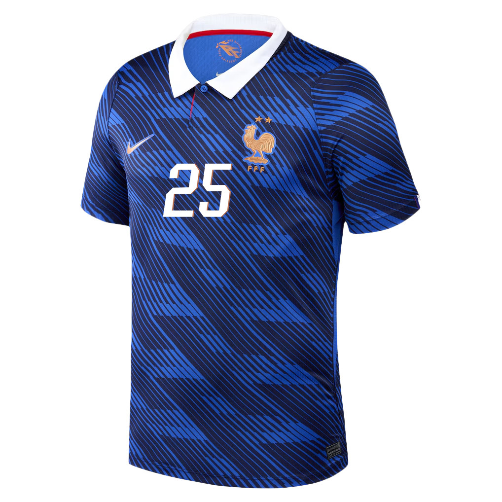 Rayan Cherki 25 France National Team 2026 x World Cup Patch Home Jersey – Blue, Men – Jersey Teams