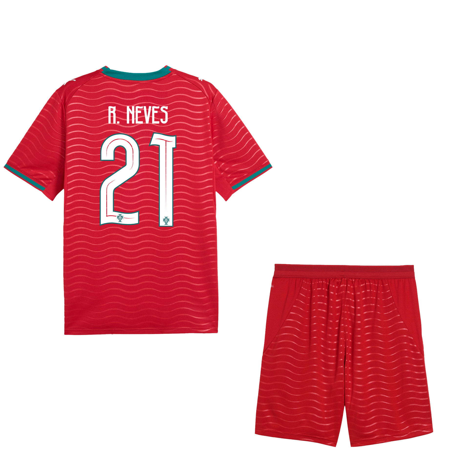 Rúben Neves 21 Portugal 2026 Home Men Jersey & Shorts Set – Red - Jersey Teams