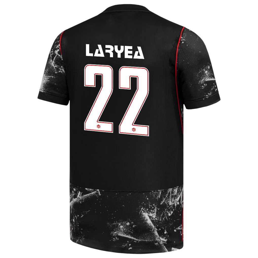 Richie Laryea 22 Canada National Team 2026 Away Jersey - Black, Men - Jersey Teams