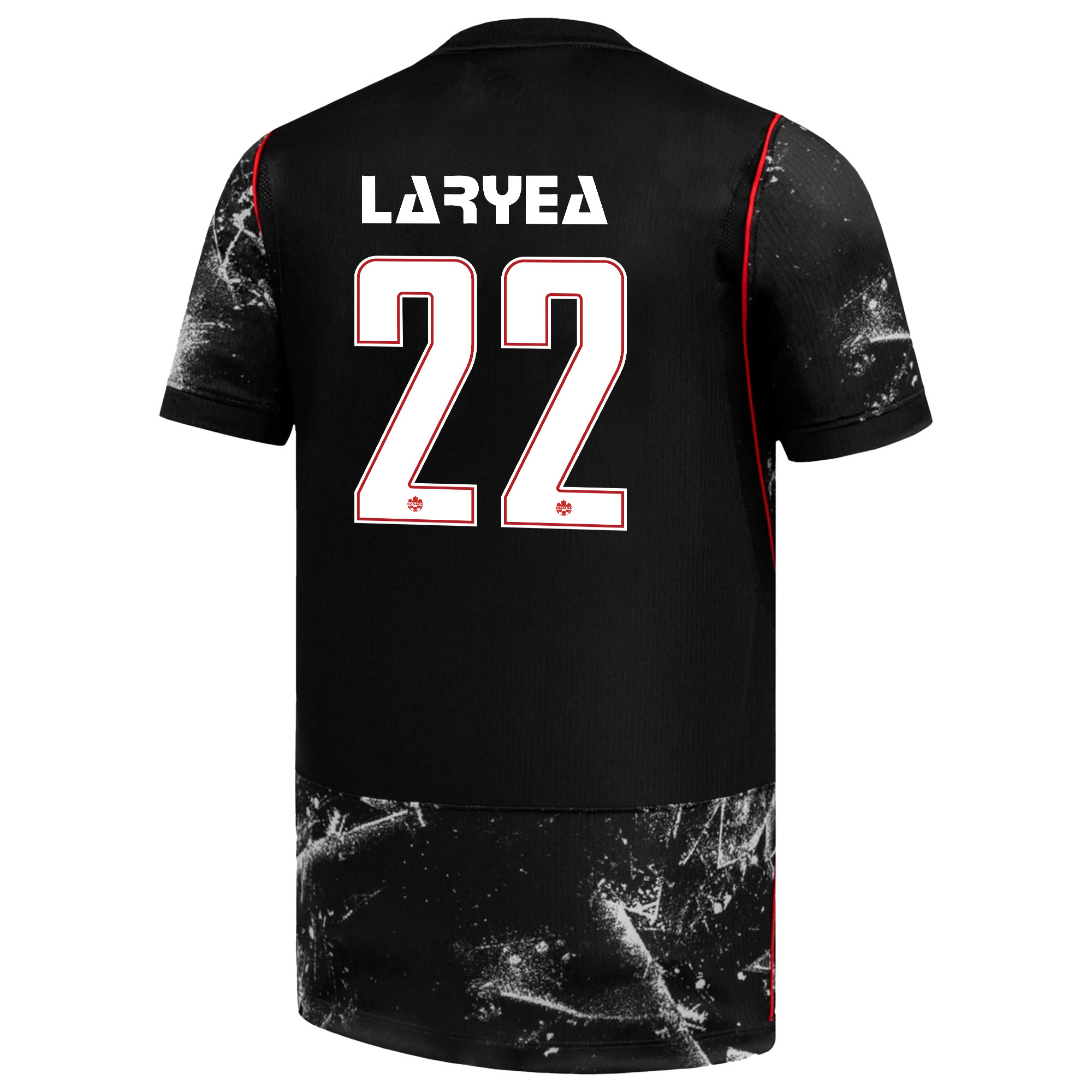Richie Laryea 22 Youth Canada National Team 2026 Away Jersey - Black - Jersey Teams