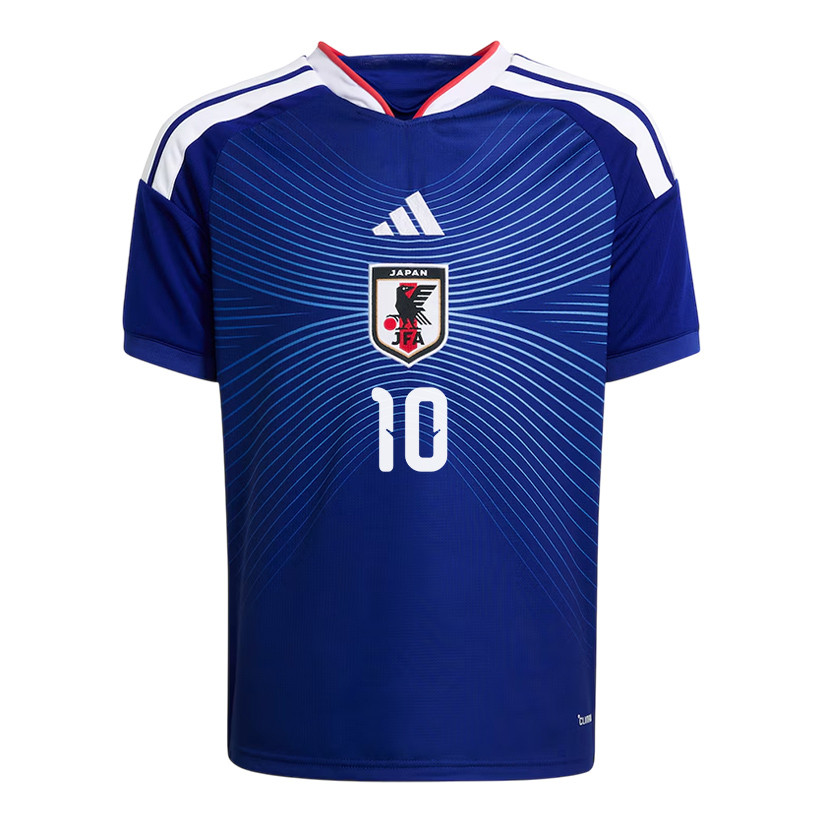 Ritsu Doan 10 Youth Japan National Team 2026 Home Jersey - Blue - Jersey Teams