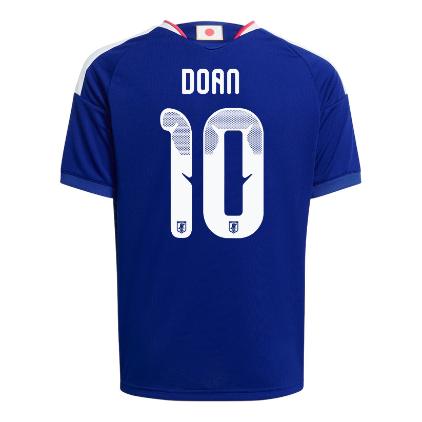 Ritsu Doan 10 Youth Japan National Team 2026 Home Jersey - Blue - Jersey Teams
