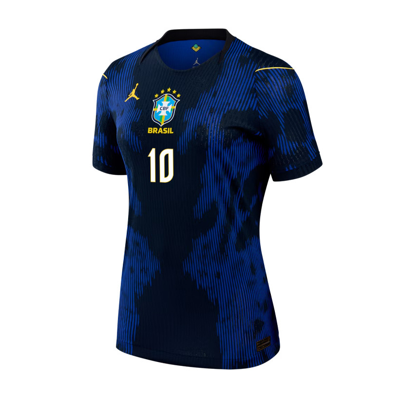 Rodrygo 10 Women's Brazil National Team 2026 Away Jersey - Blue - Jersey Teams