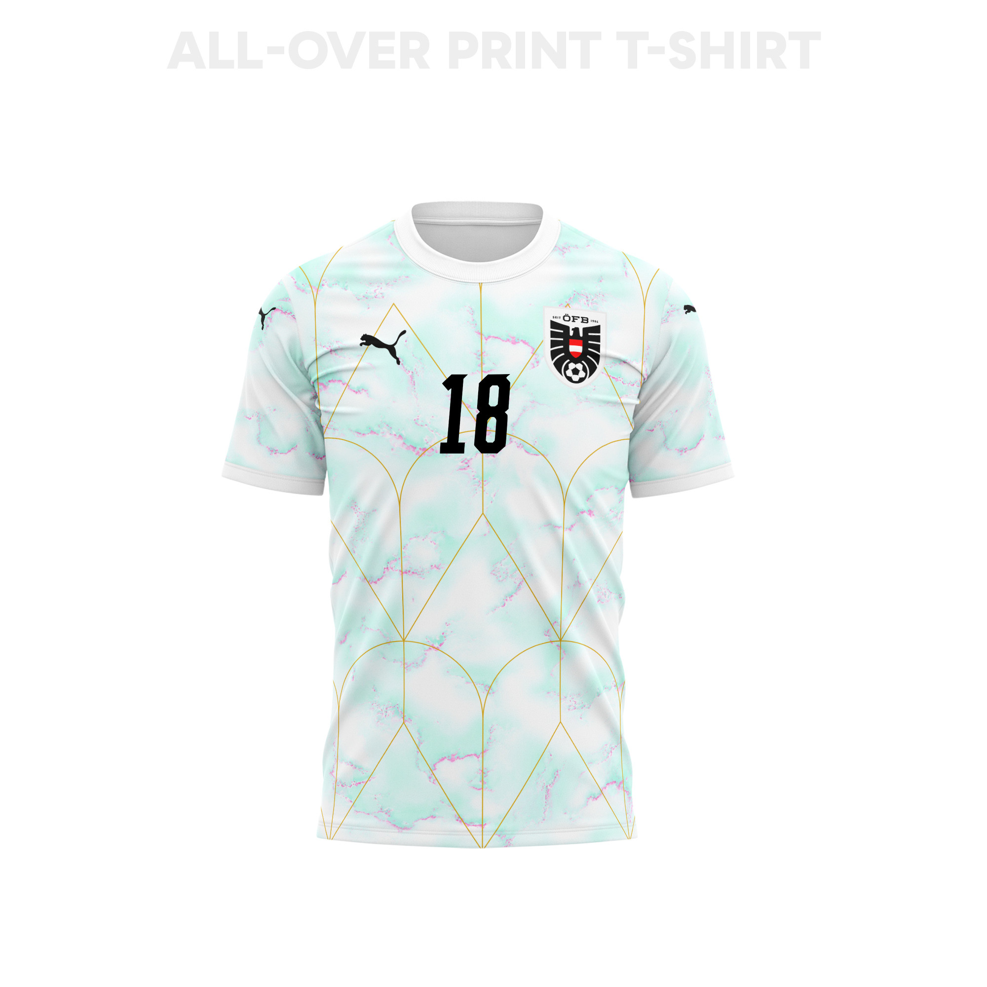 Romano Schmid 18 Austria 2026 Away 3D T-Shirt Fully Printed – Unisex, White - Jersey Teams