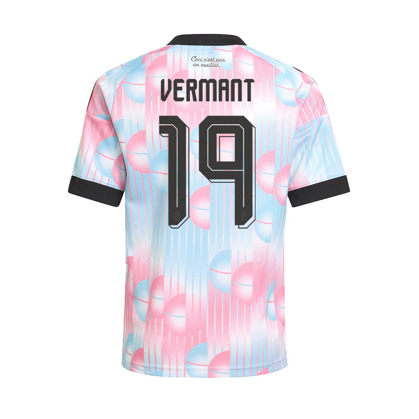 Romeo Vermant 19 Youth Belgium National Team 2026 Away Jersey - Light Blue - Jersey Teams