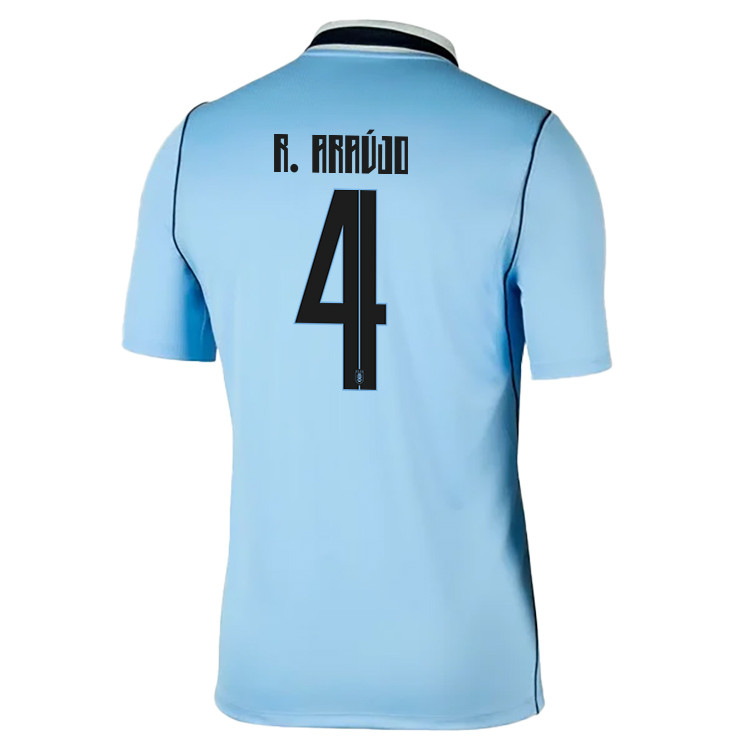 Ronald Araújo 4 Uruguay National Team 2026 Home Jersey - Blue, Men - Jersey Teams