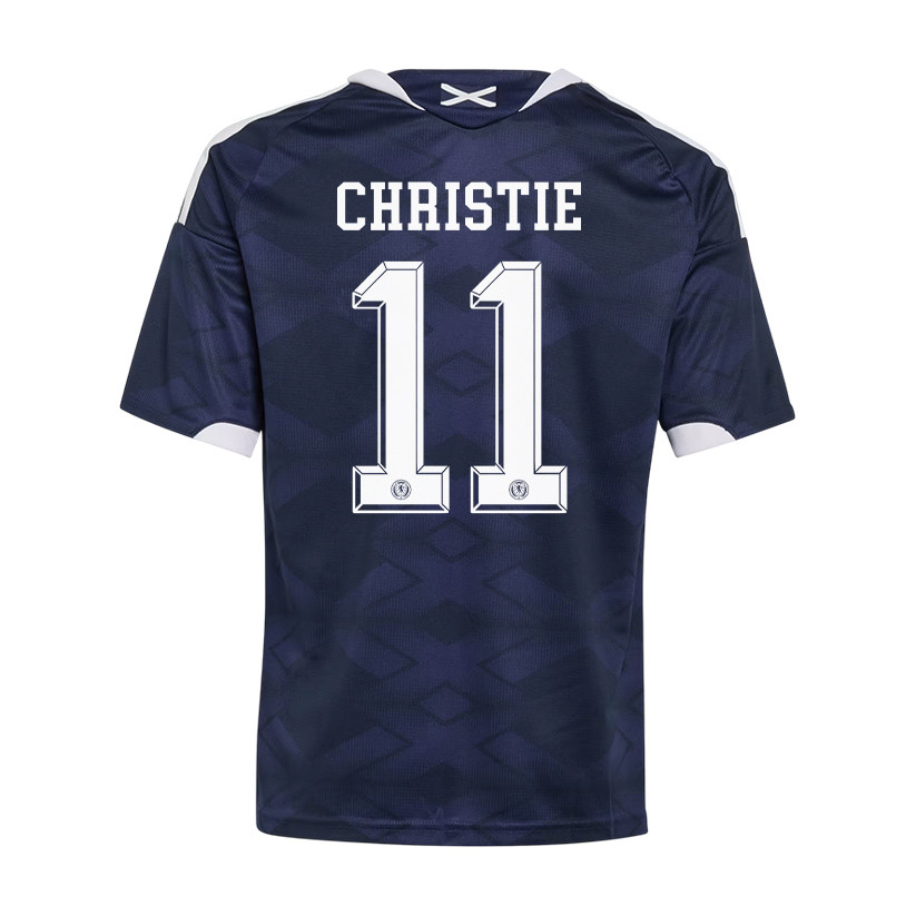 Ryan Christie 11 Youth Scotland National Team 2026 Home Jersey - Navy - Jersey Teams