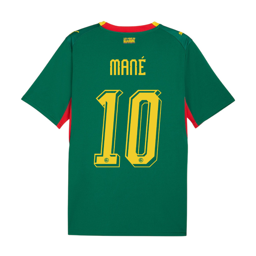 Sadio Mané 10 Senegal National Team 2026 x World Cup Patch Away Jersey - Green, Men - Jersey Teams