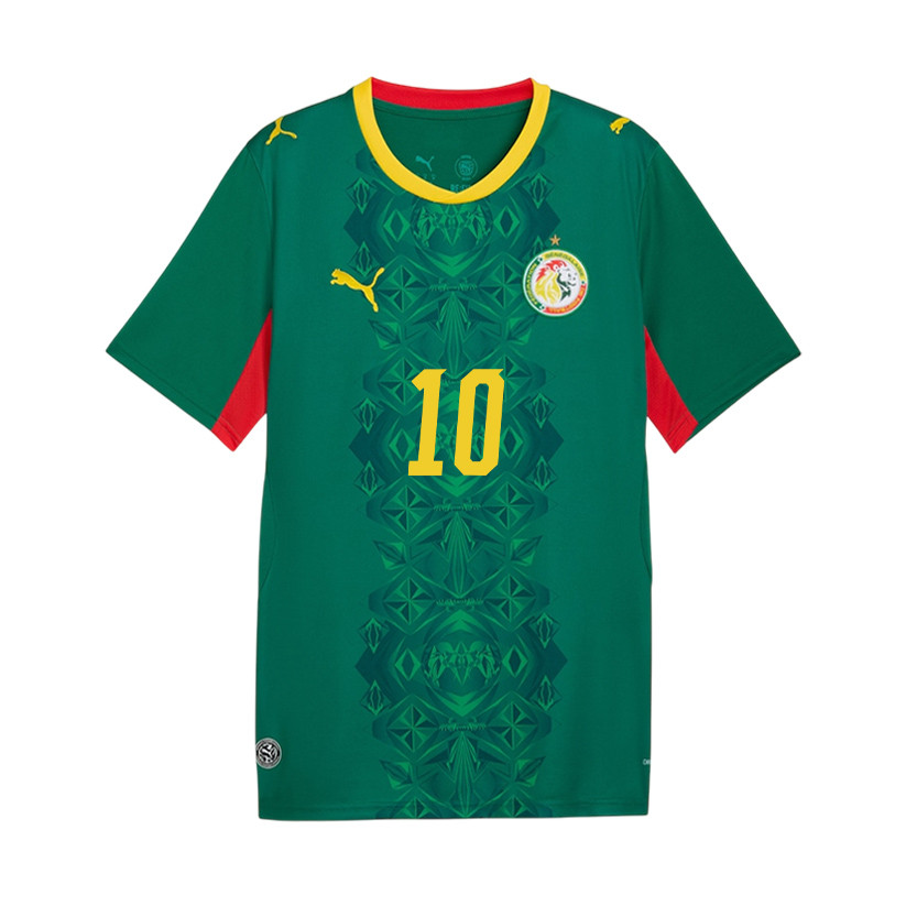 Sadio Mané 10 Youth Senegal National Team 2026 Away Jersey - Green - Jersey Teams