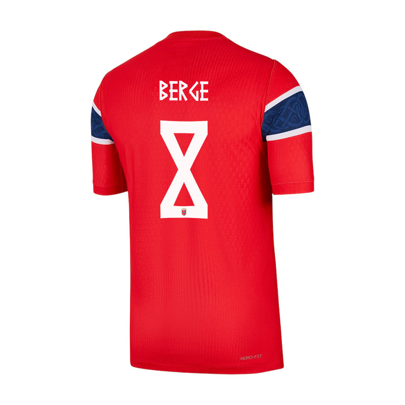 Sander Berge 8 Norway National Team 2026 Home Jersey - Red, Men - Jersey Teams