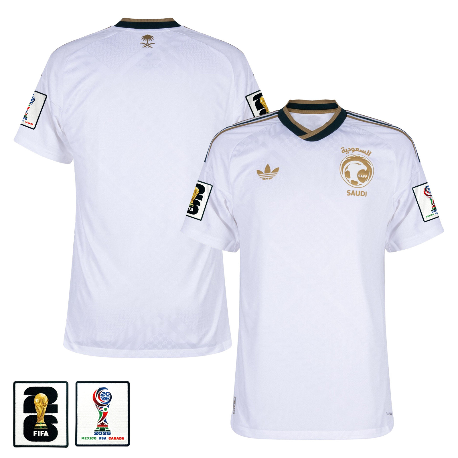 Saudi Arabia National Team 2026 Away Jersey - White, Men - Jersey Teams