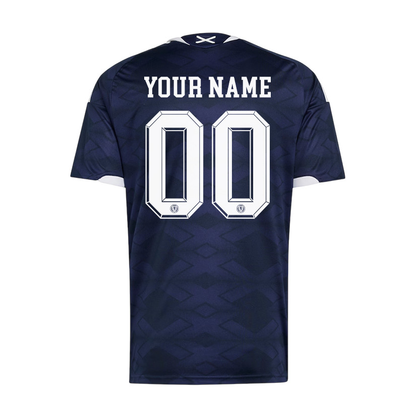 Scotland National Team 2026 x World Cup Patch Personalized Home Jersey - Navy, Men - Jersey Teams