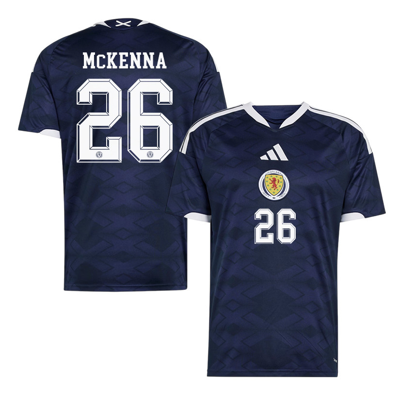 Scott McKenna 26 Scotland National Team 2026 Home Jersey - Navy, Men - Jersey Teams