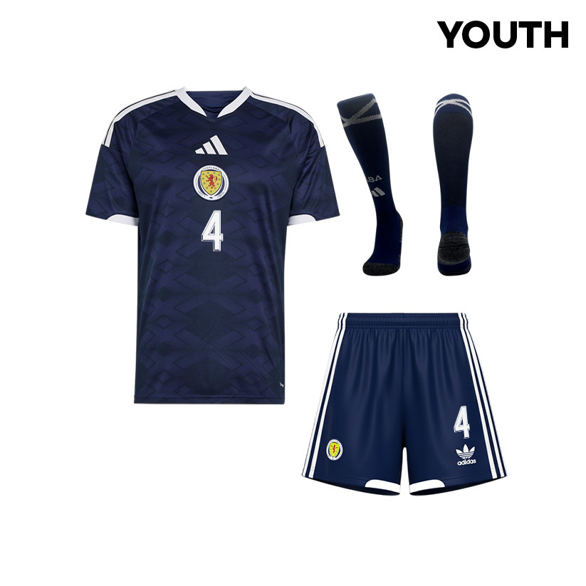 Scott McTominay 4 Scotland 2026 YOUTH Home Kit Set – Navy - Jersey Teams