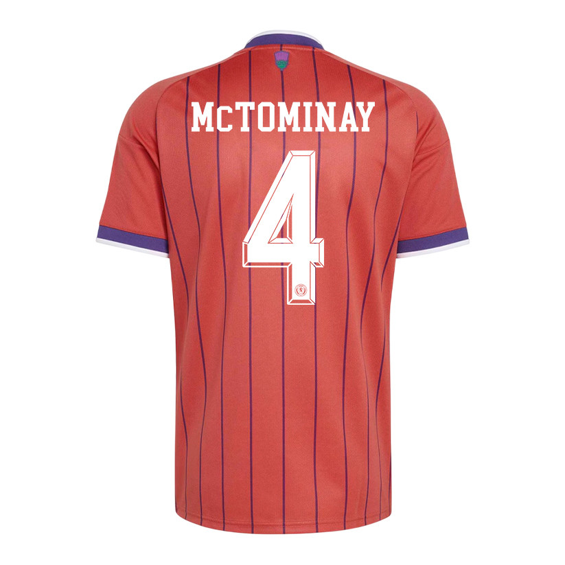 Scott McTominay 4 Scotland National Team 2026 x World Cup Patch Away Jersey - Red, Men - Jersey Teams