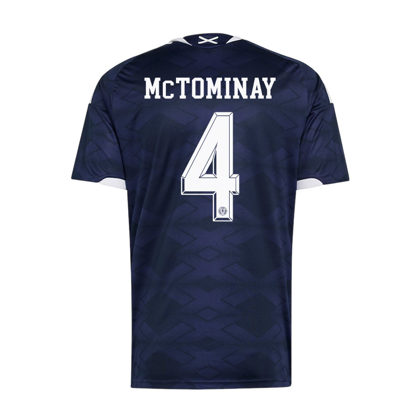Scott McTominay 4 Scotland National Team 2026 x World Cup Patch Home Jersey - Navy, Men - Jersey Teams
