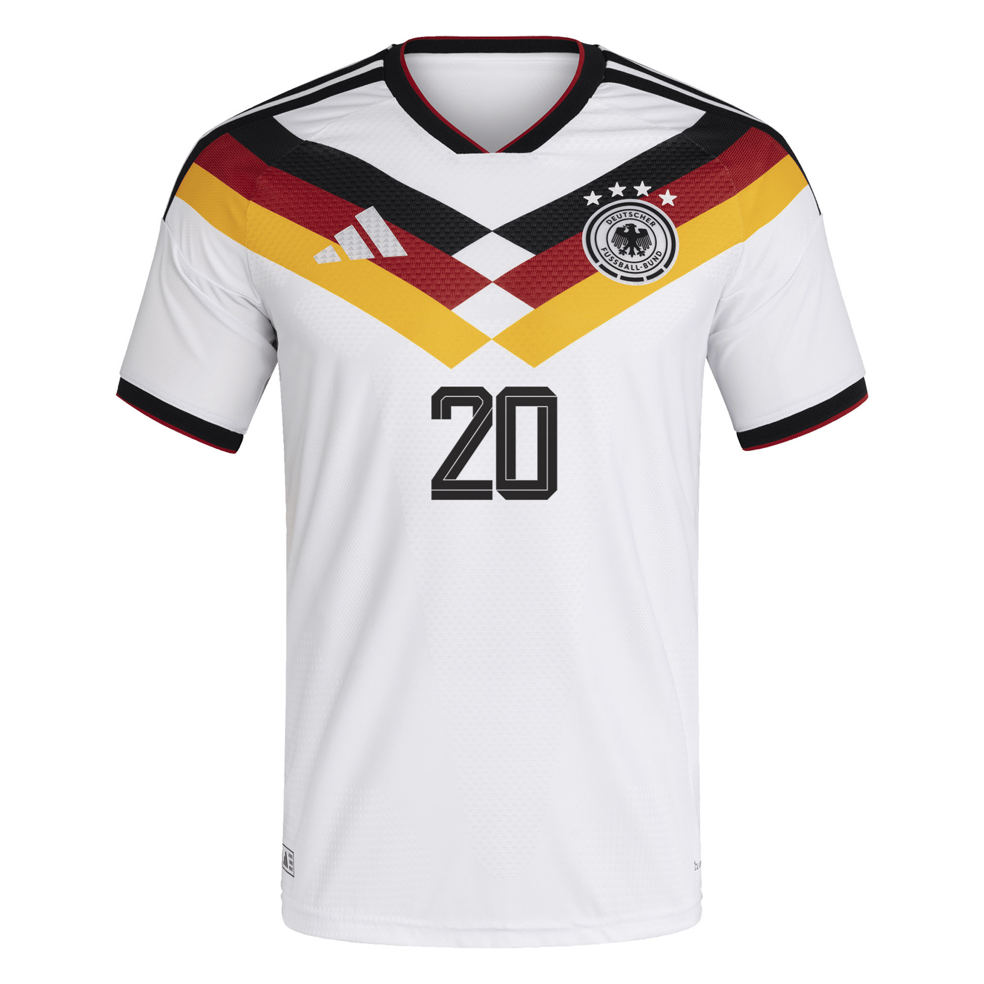Serge Gnabry 20 Germany National Team 2026 Home Jersey – Men, White – Jersey Teams