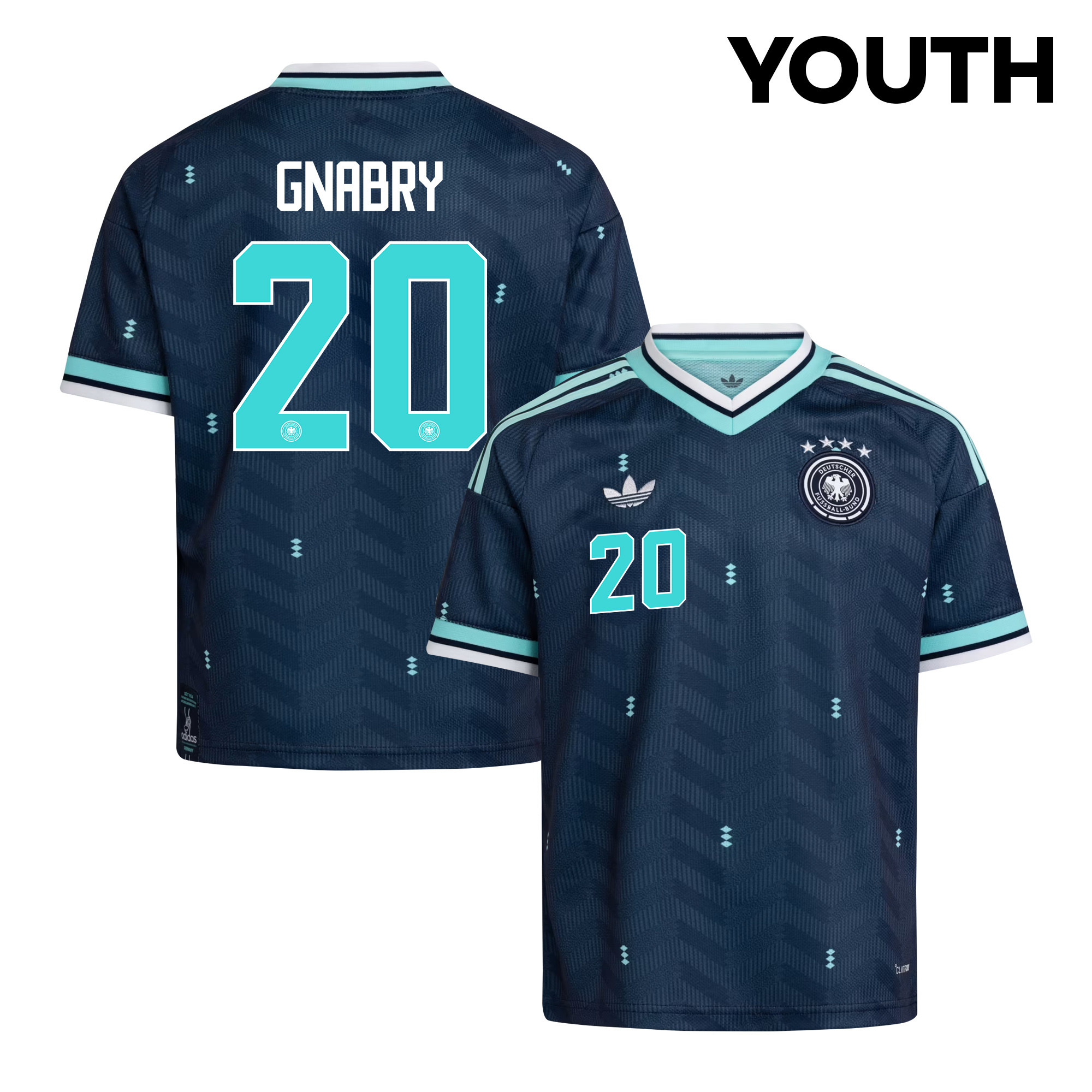 Serge Gnabry 20 Youth Germany National Team 2026 Away Jersey - Navy - Jersey Teams