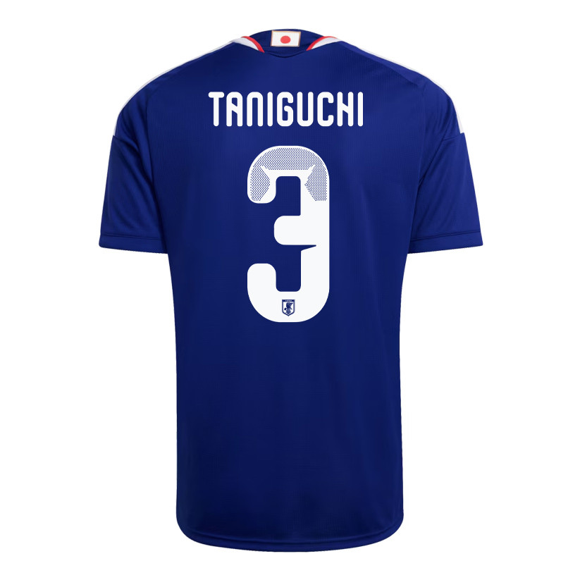 Shogo Taniguchi 3 Japan National Team 2026 Home Jersey - Blue, Men - Jersey Teams