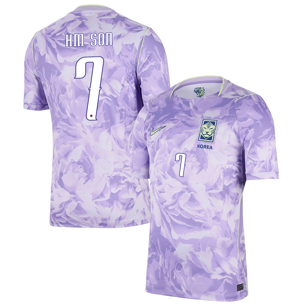 Son Heung-min 7 South Korea National Team 2026 Away Jersey - Men, Purple - Jersey Teams
