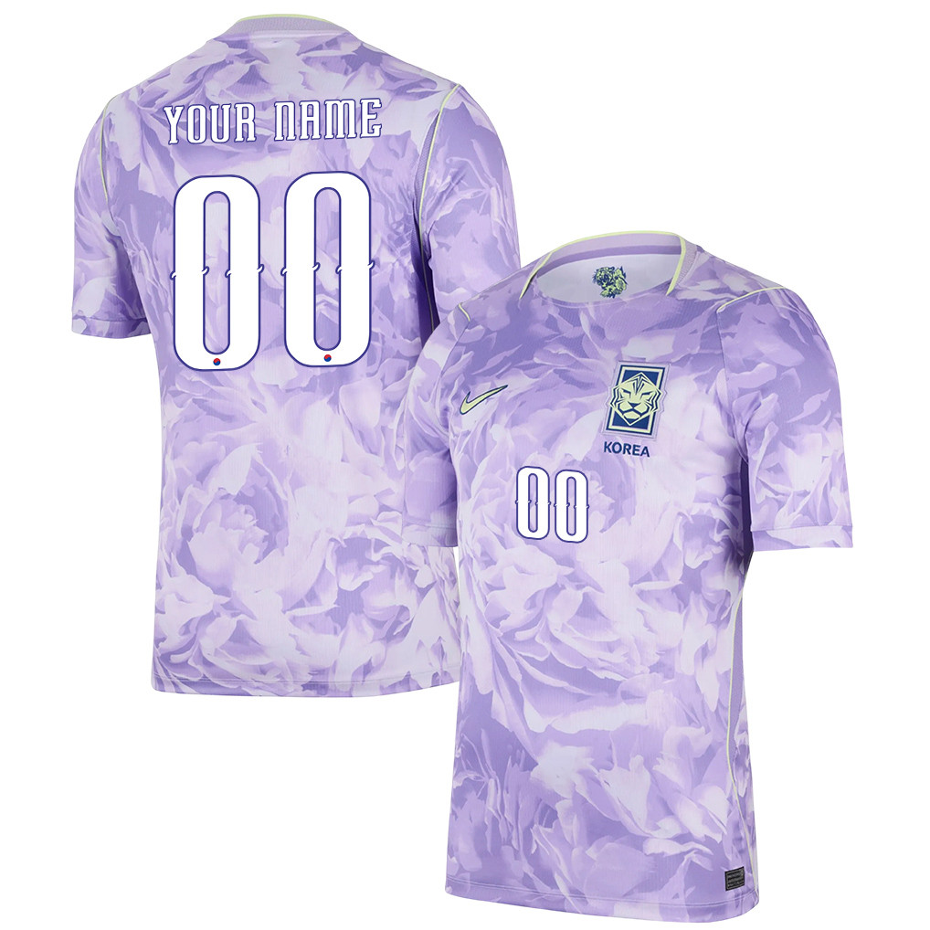 South Korea National Team 2026 Personalized Away Jersey - Men, Purple - Jersey Teams