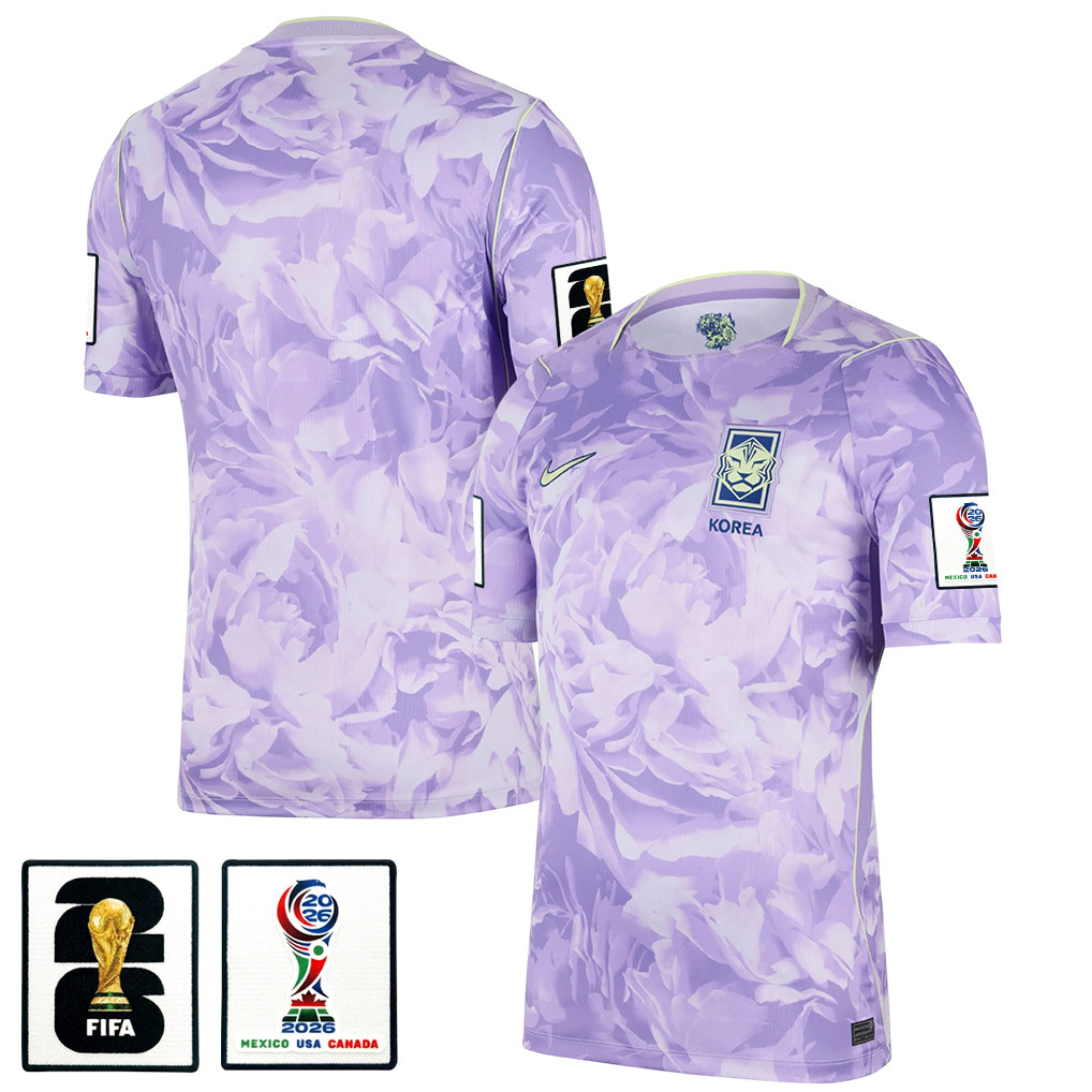 South Korea National Team 2026 x World Cup Patch Away Jersey - Men, Purple - Jersey Teams