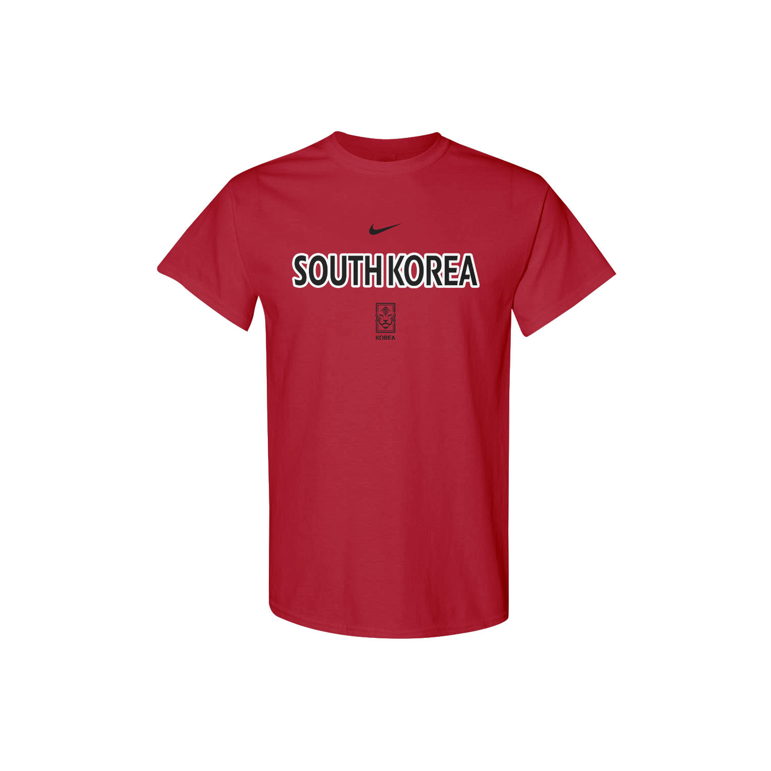 South Korea National Team Inspired T-Shirt – World Cup 2026 Fan Edition – Red – Jersey Teams