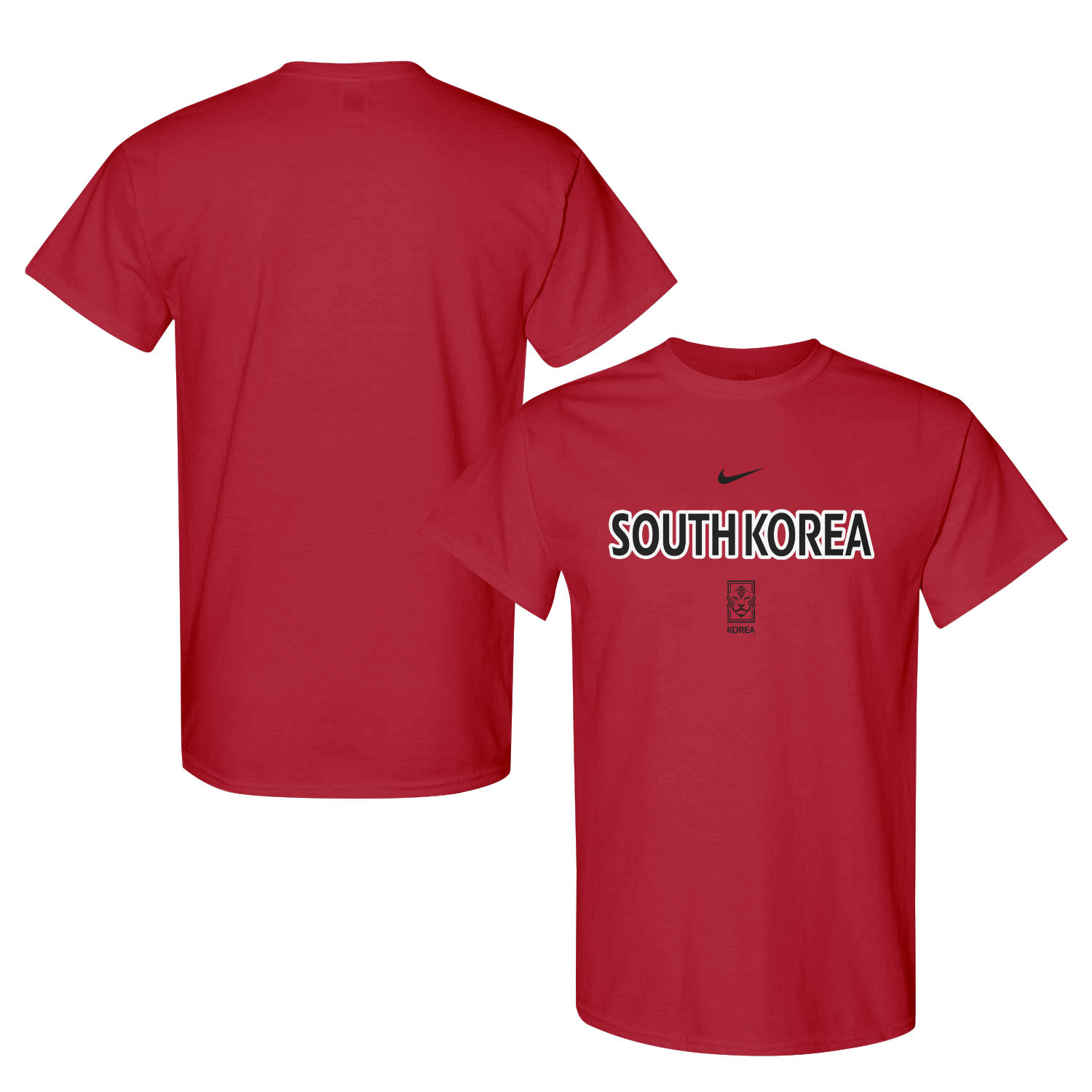South Korea National Team Inspired T-Shirt – World Cup 2026 Fan Edition - Red - Jersey Teams
