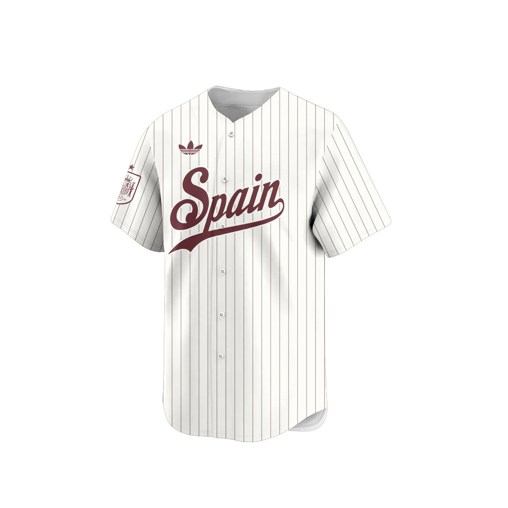 Spain 2026 Inspired Retro Soccer Baseball Jersey – Personalized Full Print - Jersey Teams
