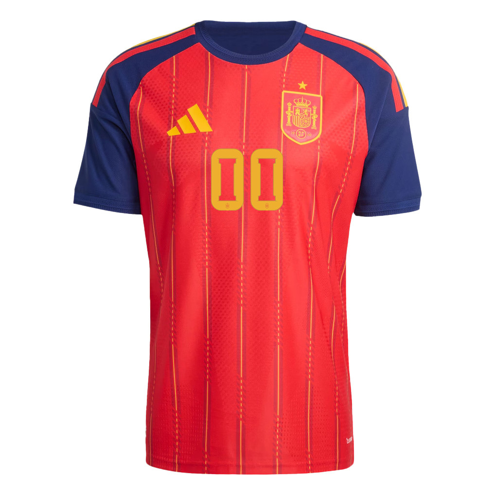 Spain National Team 2026 Personalized Home Jersey – Red, Men – Jersey Teams