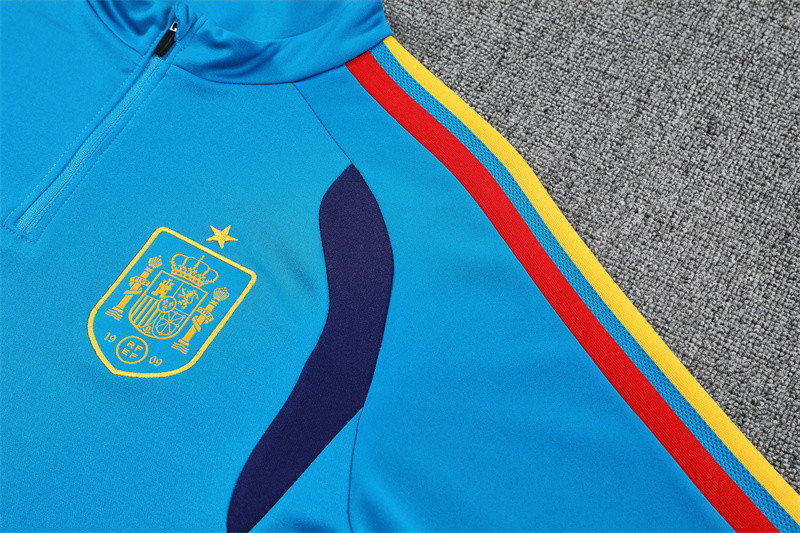 Spain National Team 2026 World Cup Training Set Tracksuit - Blue - Jersey Teams